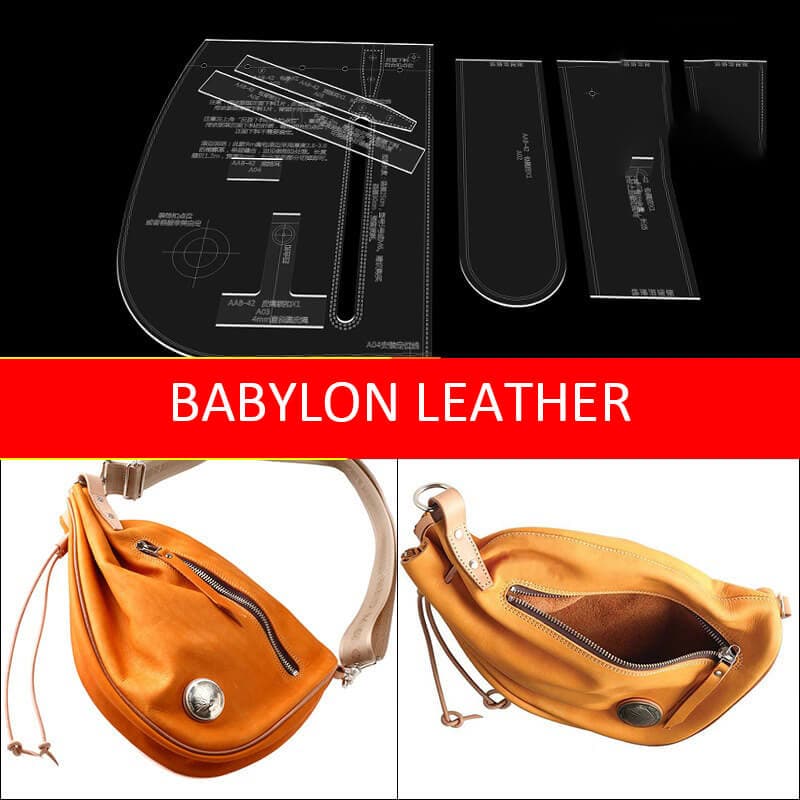 BABYLON™ Unisex Chest Bag Leather Pattern AAB - 42 - Babylon LeatherBabylon LeatherAAB - 42 - Kraft Board