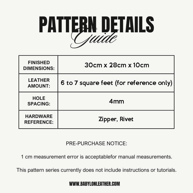 BABYLON™ Unisex Crossbody Bag Pattern AAB - 731 - Babylon LeatherBabylon LeatherAAB - 731 - Kraft Board