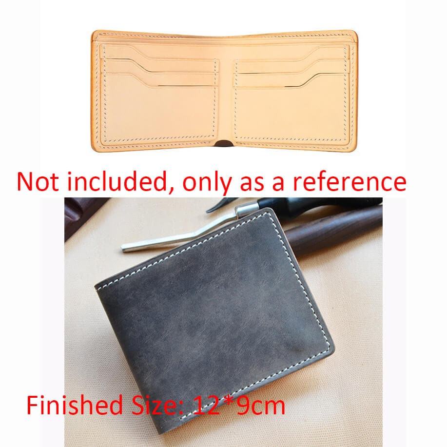 BABYLON™ Vegetable - Tanned Leather Bi - Fold Wallet DIY Pattern AAB - 810 - Babylon LeatherBabylon LeatherAAB - 810 - Kraft Board
