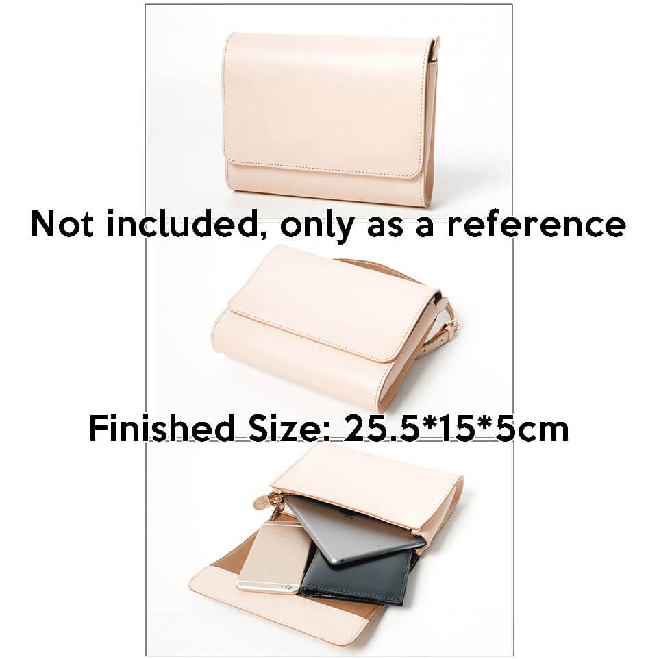 BABYLON™ Vegetable Tanned Leather Shoulder Bag Craft Pattern AAB - 65 - Babylon LeatherBabylon LeatherAAB - 65 - Kraft Board - Medium