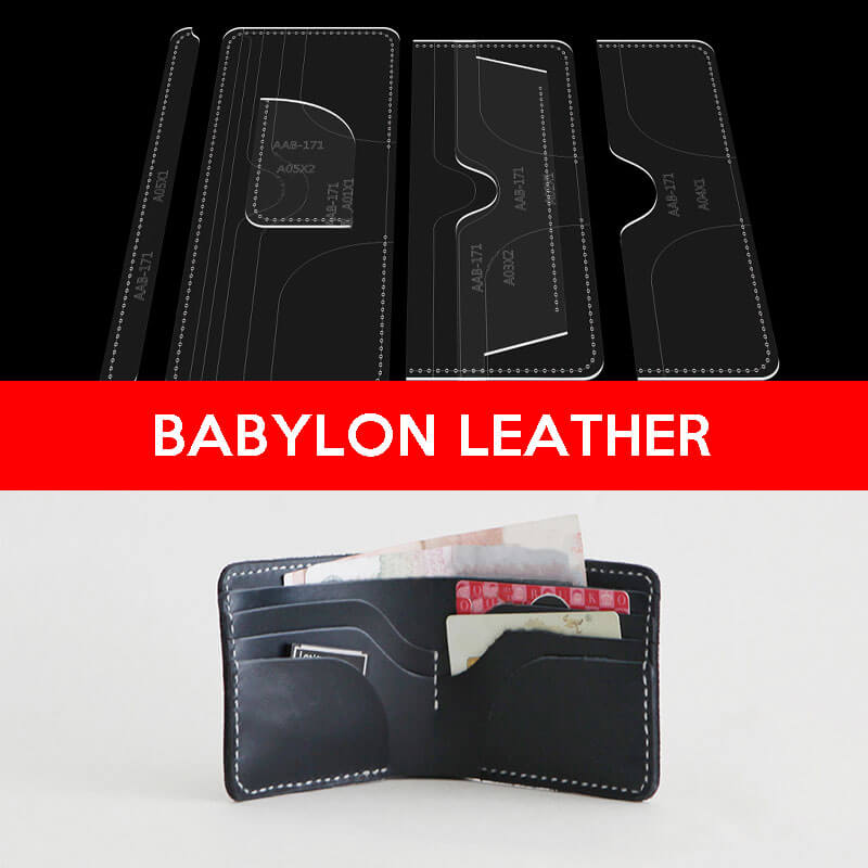 BABYLON™ Vintage Wallet Leather DIY Pattern AAB - 171 - Babylon LeatherBabylon LeatherAAB - 171 - Kraft Board