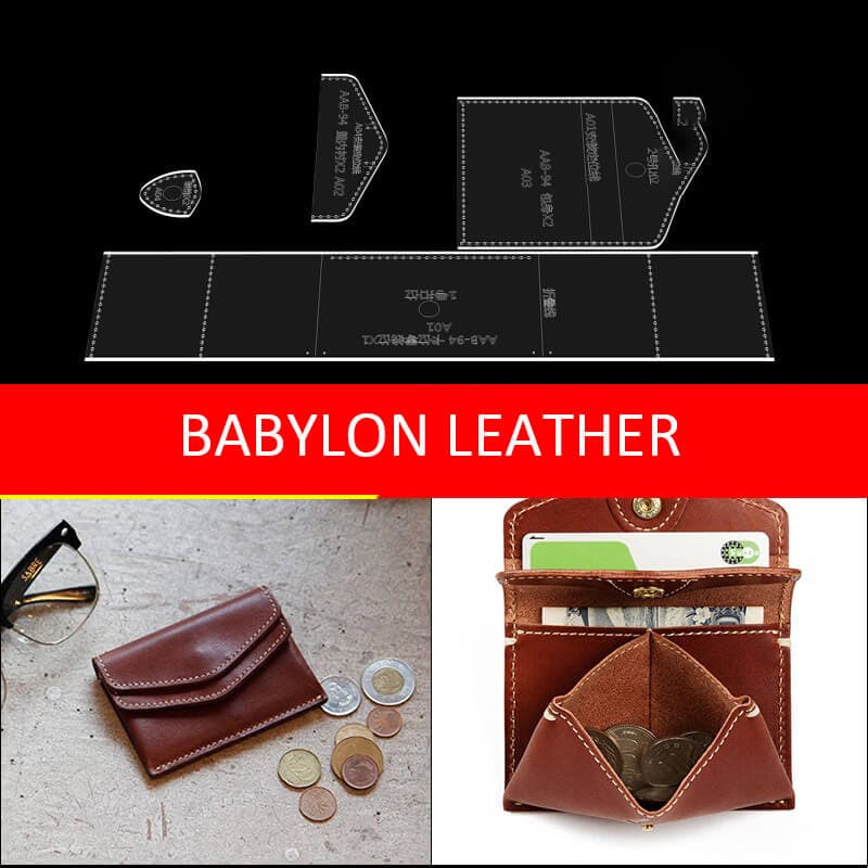 BABYLON™ Wallet and Coin Purse Making Pattern AAB - 94 - Babylon LeatherBabylon LeatherAAB - 94 - Kraft Board