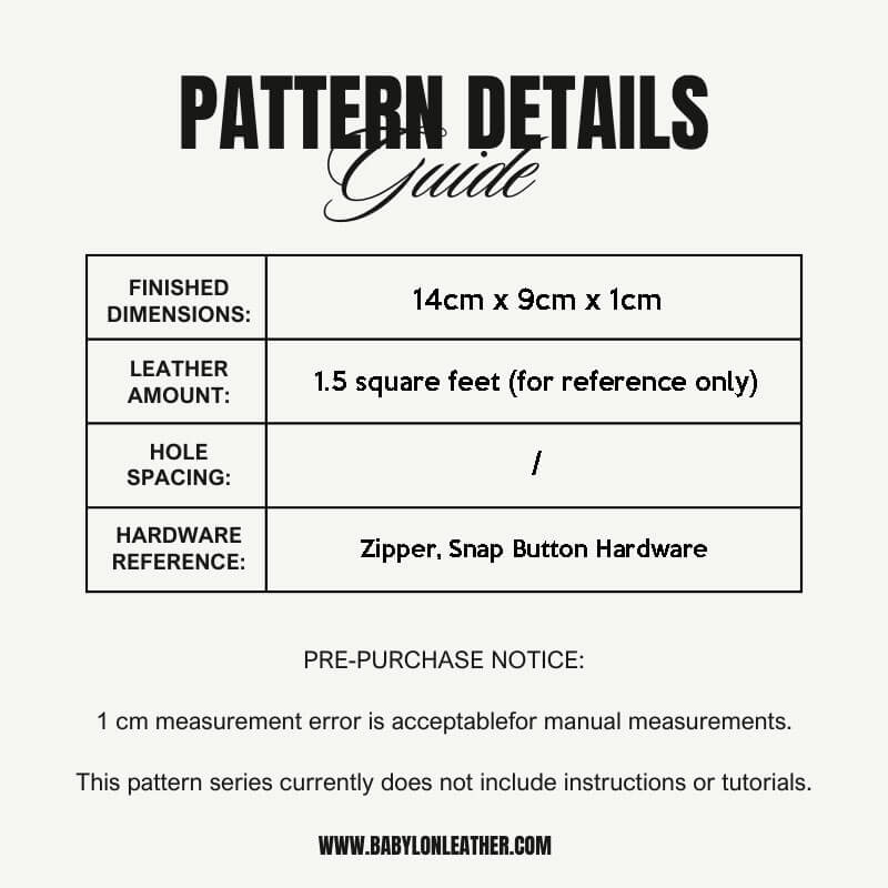 BABYLON™ Women Fashion Clutch Leather Pattern AAB - 361 - Babylon LeatherBabylon LeatherAAB-361-Kraft Board