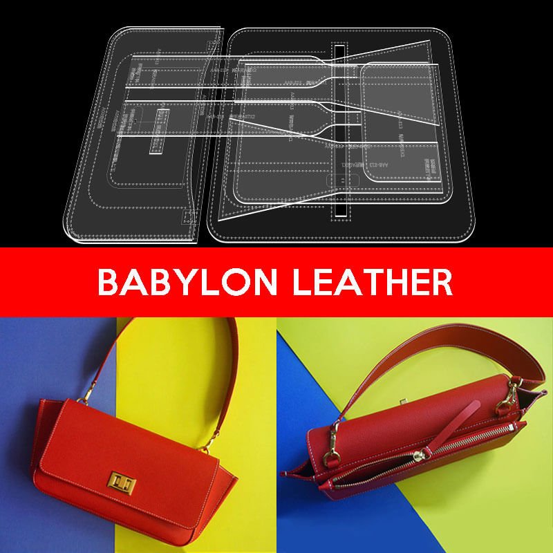 BABYLON™ Women Shoulder Bag DIY Leather Pattern AAB - 813 - Babylon LeatherBabylon LeatherAAB - 813 - Kraft Board
