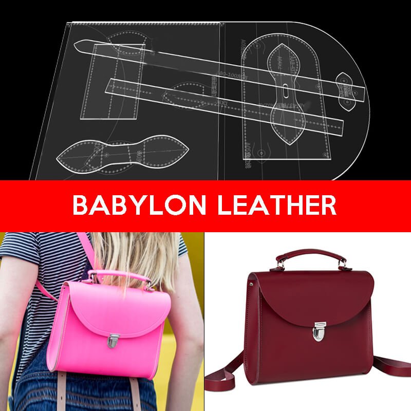 BABYLON™ Women's Backpack Leather Craft Pattern AAB - 437 - Babylon LeatherBabylon LeatherAAB-437-Kraft Board