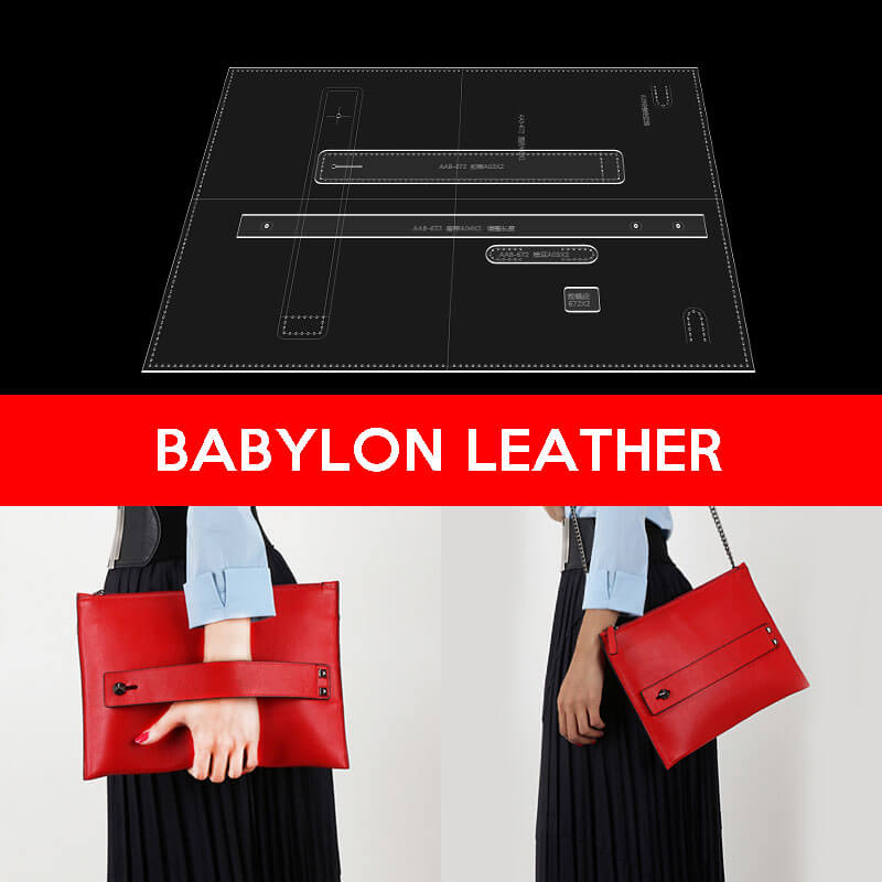 BABYLON™ Women's Clutch & Shoulder Bag Pattern AAB - 672 - Babylon LeatherBabylon LeatherAAB - 672 - Kraft Board