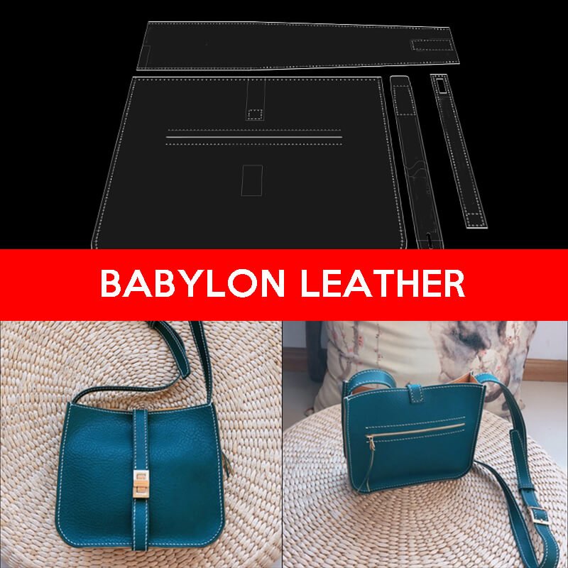 BABYLON™ Women's Crossbody Bag Handmade Gift Pattern AAB - 279 - Babylon LeatherBabylon LeatherAAB - 279 - Kraft Board