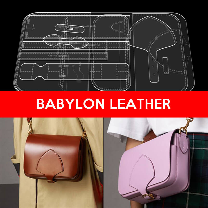 BABYLON™ Women's Crossbody Bag Leather Craft Making Pattern AAB - 406 - Babylon LeatherBabylon LeatherAAB-406-Kraft Board