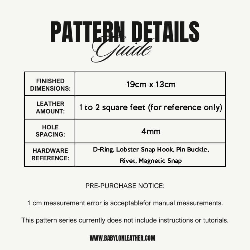 BABYLON™ Women's Leather Minimalist Phone Bag Pattern AAB - 692 - Babylon LeatherBabylon LeatherAAB - 692 - Kraft Board