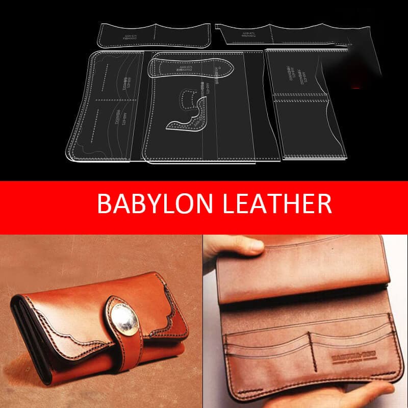 BABYLON™ Women's Multi - Card Clutch Pattern AAB - 671 - Babylon LeatherBabylon LeatherAAB - 671 - Kraft Board