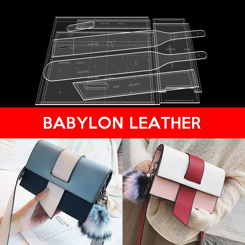 BABYLON™ Women's Shoulder Bag DIY Craft Pattern AAB - 860 - Babylon LeatherBabylon LeatherAAB - 860 - Kraft Board