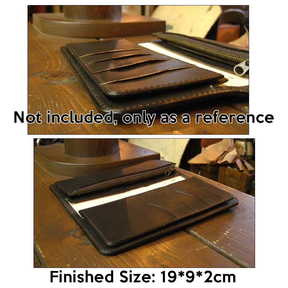 BABYLON™ Zipper Clutch Leather Gift Making Pattern AAB - 303 - Babylon LeatherBabylon LeatherAAB - 303 - Kraft Board