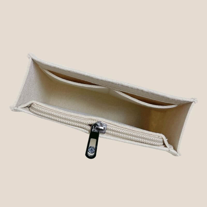 Bag Insert Organizer for Evelyne 16/29/33-Style Bags - Babylon LeatherBabylon LeatherQZ08-Beige-16-inch-Side Zipper