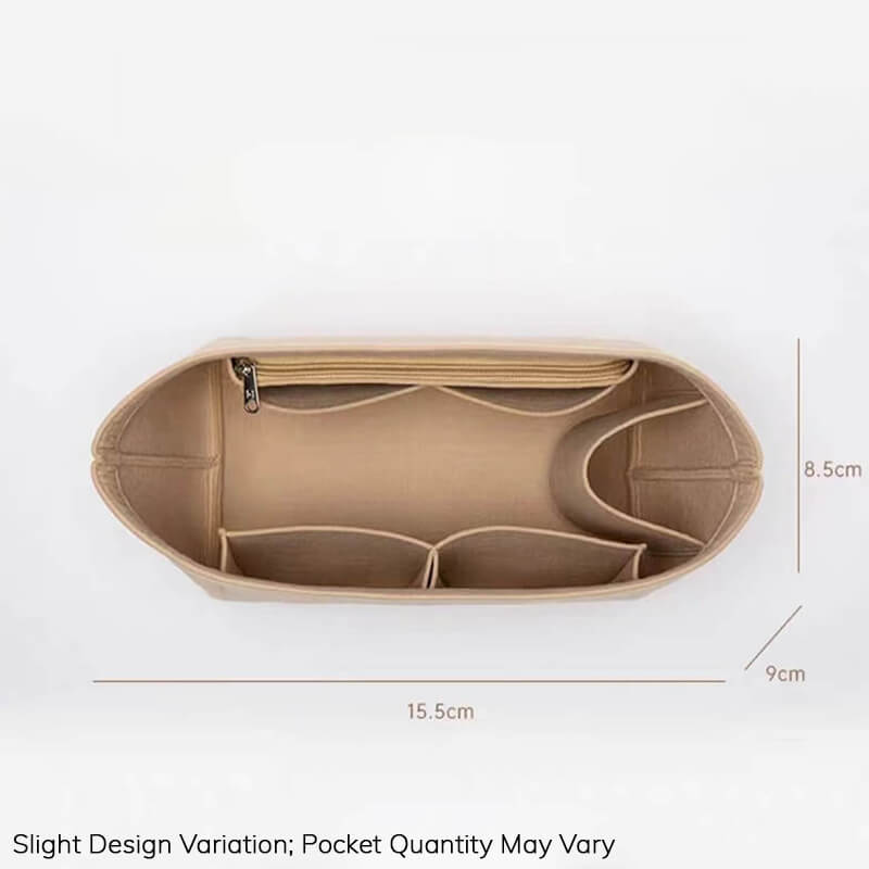 Bag Insert Organizer for Longchamp Energy-Style Bags Mini/S/M - Babylon LeatherBabylon LeatherQZ10-Khaki-Mini