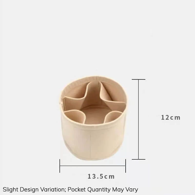 Bag Insert Organizer for LV Cannes-Style Cylinder Bags - Babylon LeatherBabylon LeatherQZ16-Khaki-Minimalist