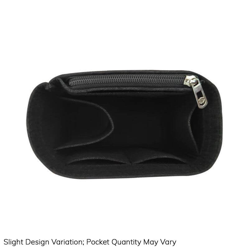 Bag Insert Organizer for MLB Bucket Bags - Babylon LeatherBabylon LeatherQZ17-Black-Side Zipper