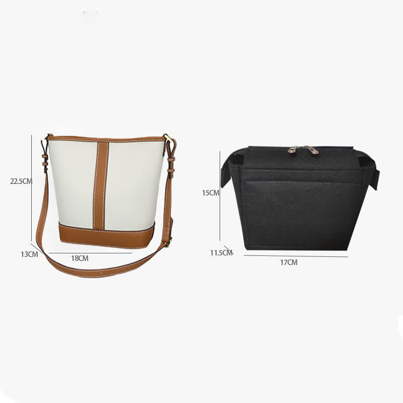 Bag Insert Organizer for MLB Bucket Bags - Babylon LeatherBabylon LeatherQZ17-Coffee-Anti-Theft