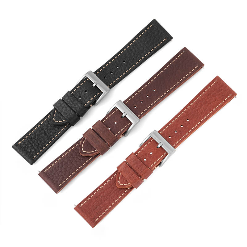 Top Grain Leather Quick Release Watch Strap, 20mm and 22mm – Babylon Leather