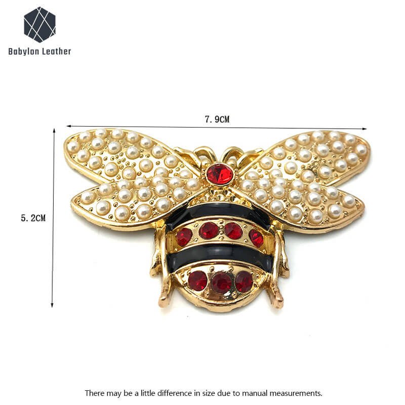 Bee Inlaid Diamond Creative Bag Label（1 PACK） - Babylon LeatherBabylon LeatherBL - 010