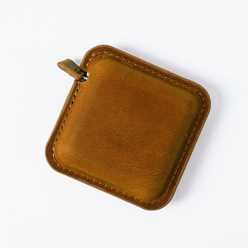 Vintage Leather Tape Measure Keychain – Babylon Leather