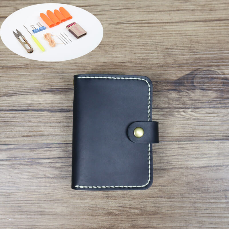 Card Holder Belt Hook Crazy Horse Leather DIY Kit – Babylon Leather