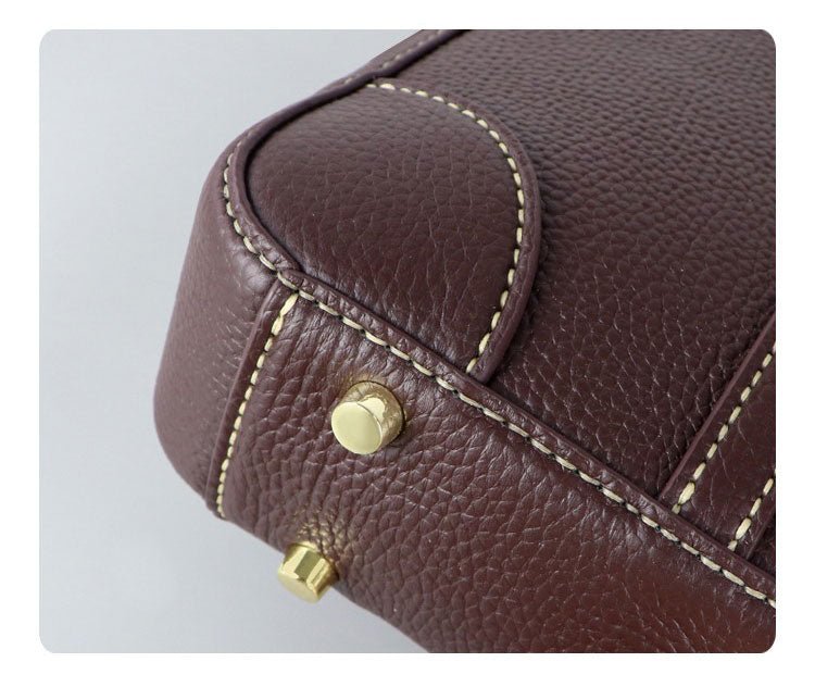 Business DIY Leather Handbag Kit – Babylon Leather - Babylon LeatherBabylon LeatherSY26 - Matching Color - Lychee Pattern Leather - Brown