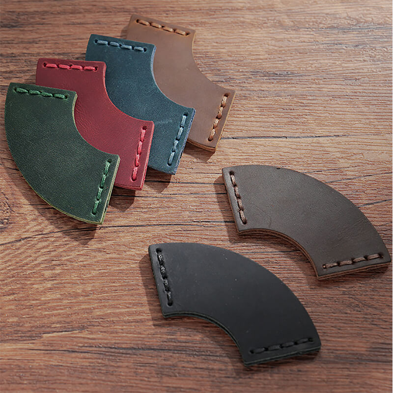 Mini Fan-Shaped Leather Bookmark – Babylon Leather