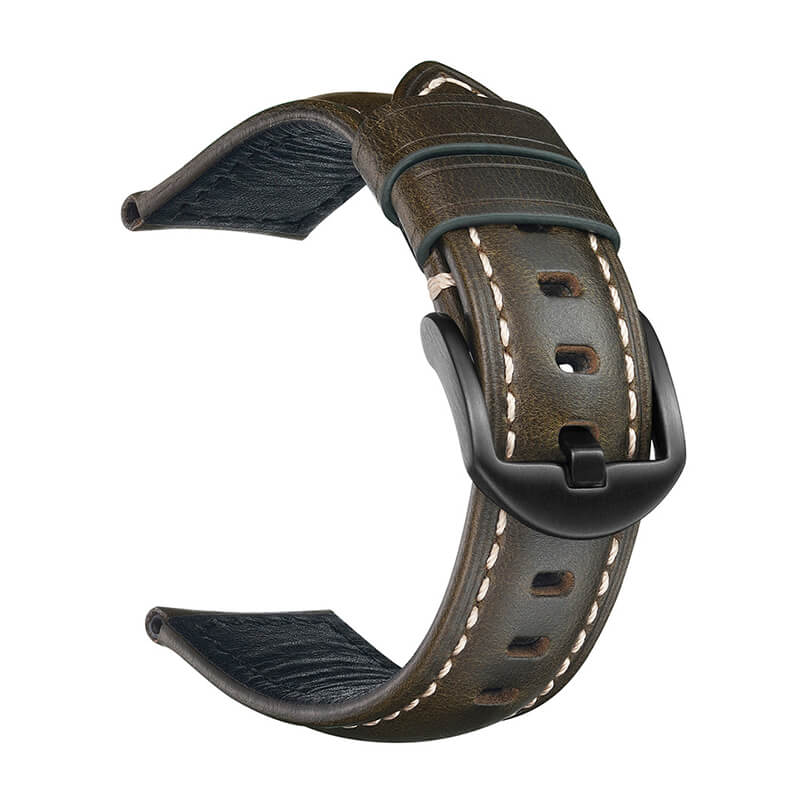 Vintage Oil-Waxed Top Grain Leather Watch Strap, 18mm to 26mm – Babylon Leather