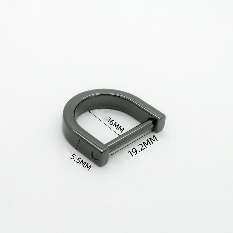 Screw-In D-Ring Connector - Babylon Leather