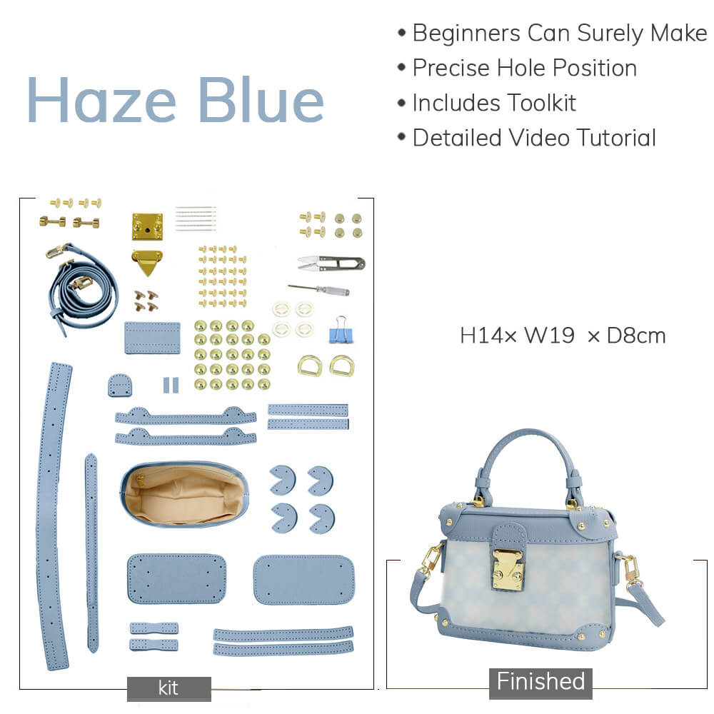 Customizable Panel Top Handle Crossbody Bag DIY Kit – Babylon Leather