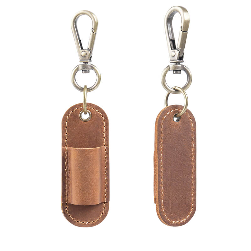 Pen Sleeve with Keychain Clip – Babylon Leather