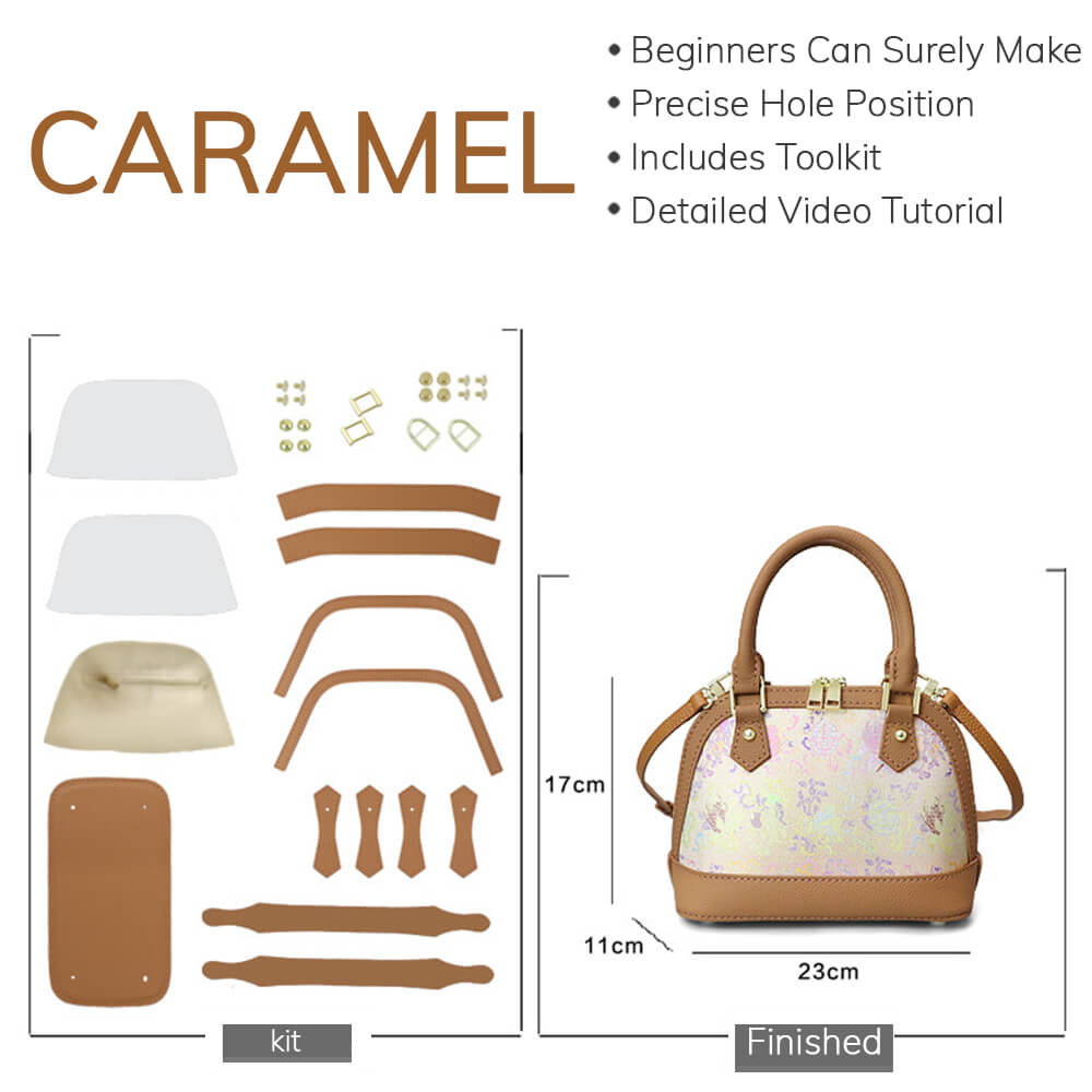 Customizable Fabric Panel Dome Crossbody Bag DIY Kit – Babylon Leather