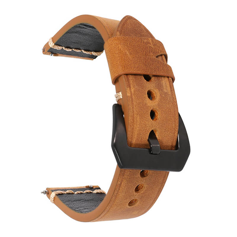 Crazy Horse Leather Quick Release Watch Strap, 20mm and 22mm – Babylon Leather