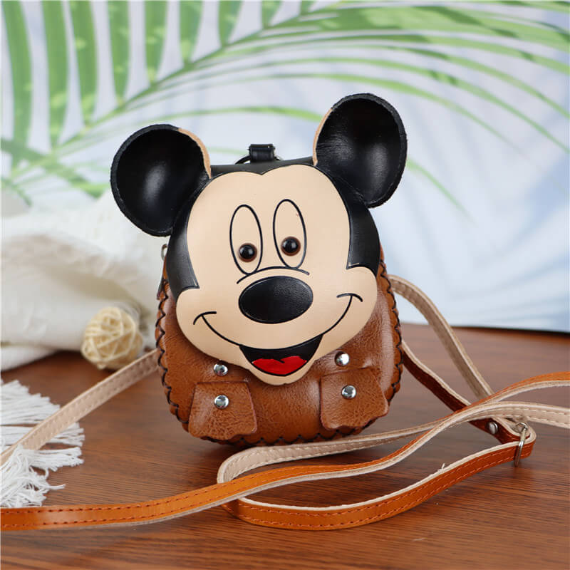 Cute Mouse-Shaped Leather Coin Purse – Babylon Leather