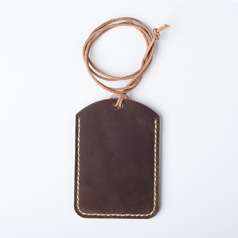 Transit ID Badge Holder Crazy Horse Leather DIY Kit – Babylon Leather