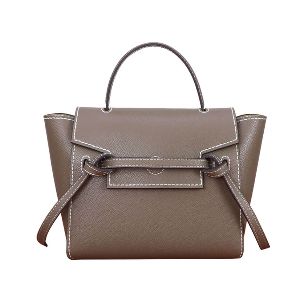 Catfish Leather Tote Bag DIY Kit – Babylon Leather - Babylon LeatherBabylon LeatherSY02 - Medium - Matching Color - Epsom Leather - Grey