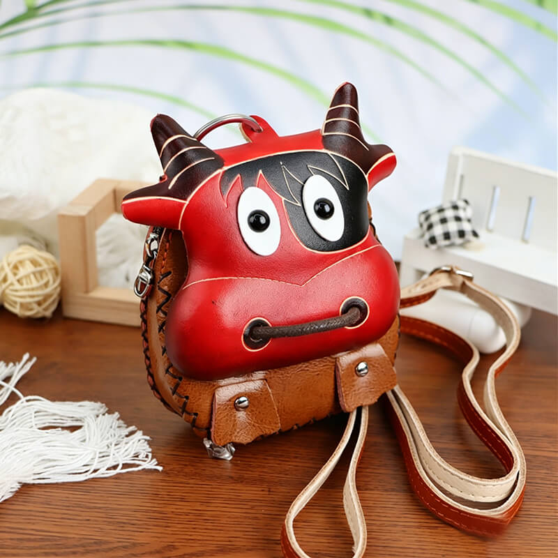 Chinese Zodiac Leather Key Pouch – Babylon Leather - Babylon LeatherBabylon LeatherLLZ28-Ox