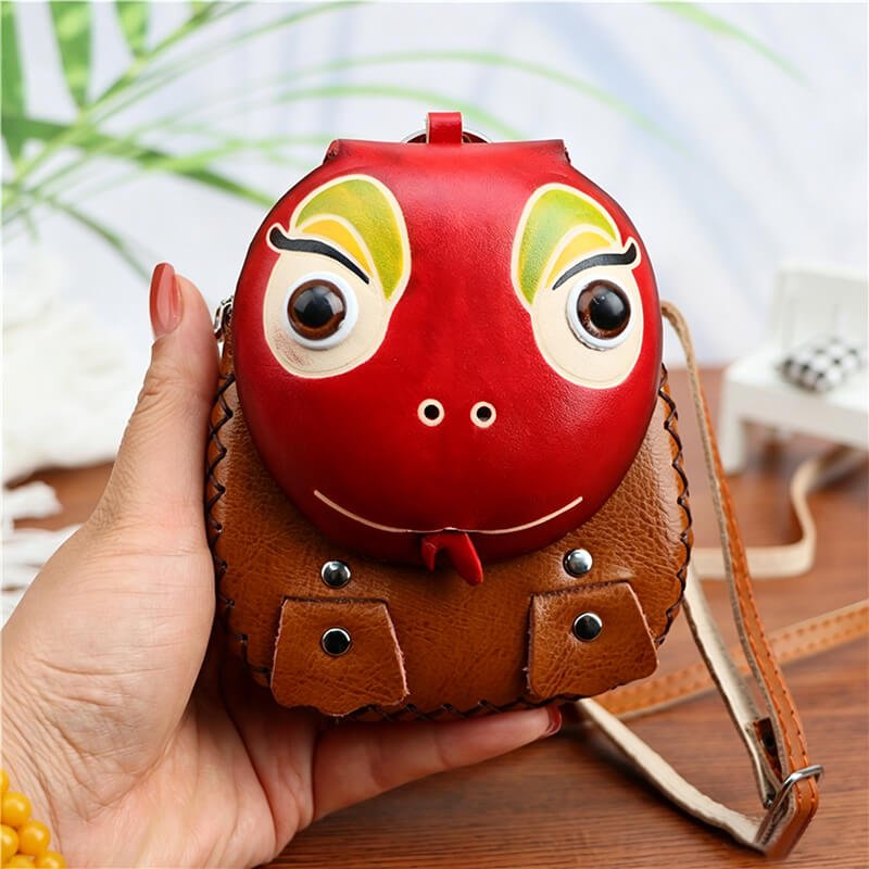 Chinese Zodiac Leather Key Pouch – Babylon Leather - Babylon LeatherBabylon LeatherLLZ28-Snake