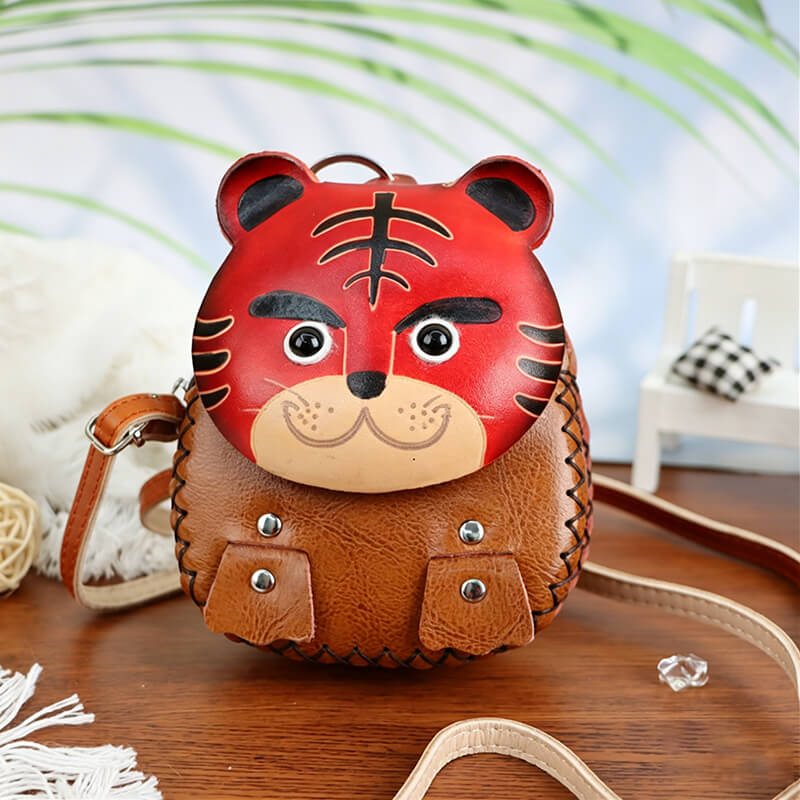 Chinese Zodiac Leather Key Pouch – Babylon Leather - Babylon LeatherBabylon LeatherLLZ28-Tiger
