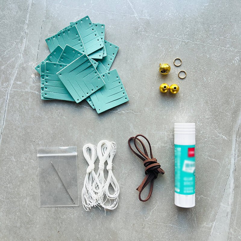 Christmas Snowflake Charm DIY Kit – Babylon Leather - Babylon LeatherBabylon LeatherSG03-Blue