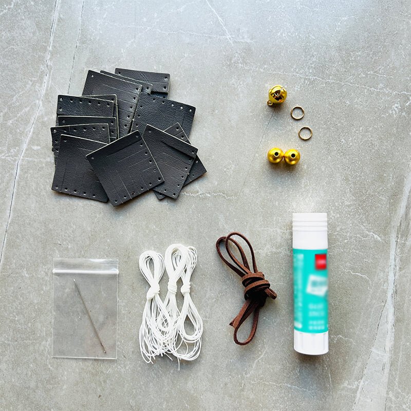 Christmas Snowflake Charm DIY Kit – Babylon Leather - Babylon LeatherBabylon LeatherSG03-Dark Gray