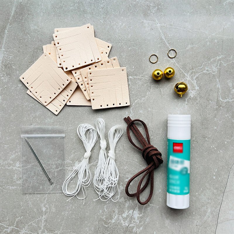 Christmas Snowflake Charm DIY Kit – Babylon Leather - Babylon LeatherBabylon LeatherSG03-Ivory