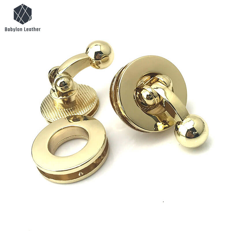 Circular Toggle Lock Creative Turn Flip Lock - Babylon LeatherBabylon LeatherTFL - 008 - 1 PACK