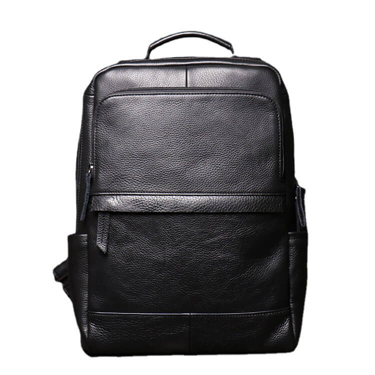 Classic Men’s Business Leather Backpack – Babylon Leather - Babylon LeatherBabylon LeatherLJ018 - Coffee