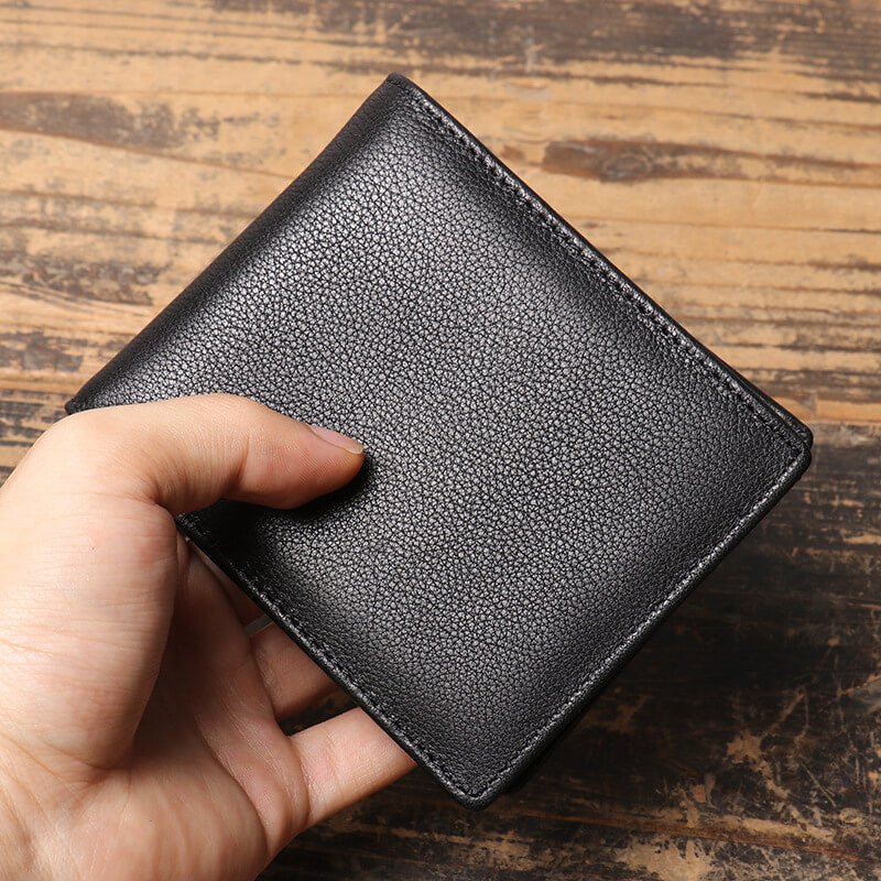 Classic Men’s Top - Grain Leather Bi - Fold Card Wallet – Babylon Leather - Babylon LeatherBabylon LeatherLJ122-Brown