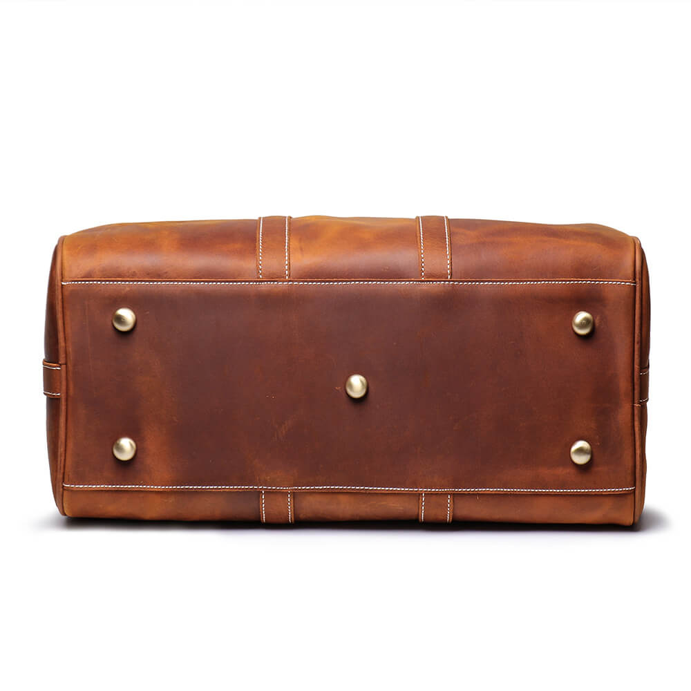 Classic Top Grain Leather Weekender Duffel Bag – Babylon Leather - Babylon LeatherBabylon LeatherLJ009 - Black