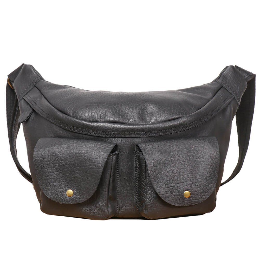 Compact Top Grain Leather Crossbody Sling Bag – Babylon Leather - Babylon LeatherBabylon LeatherLJ097-Black