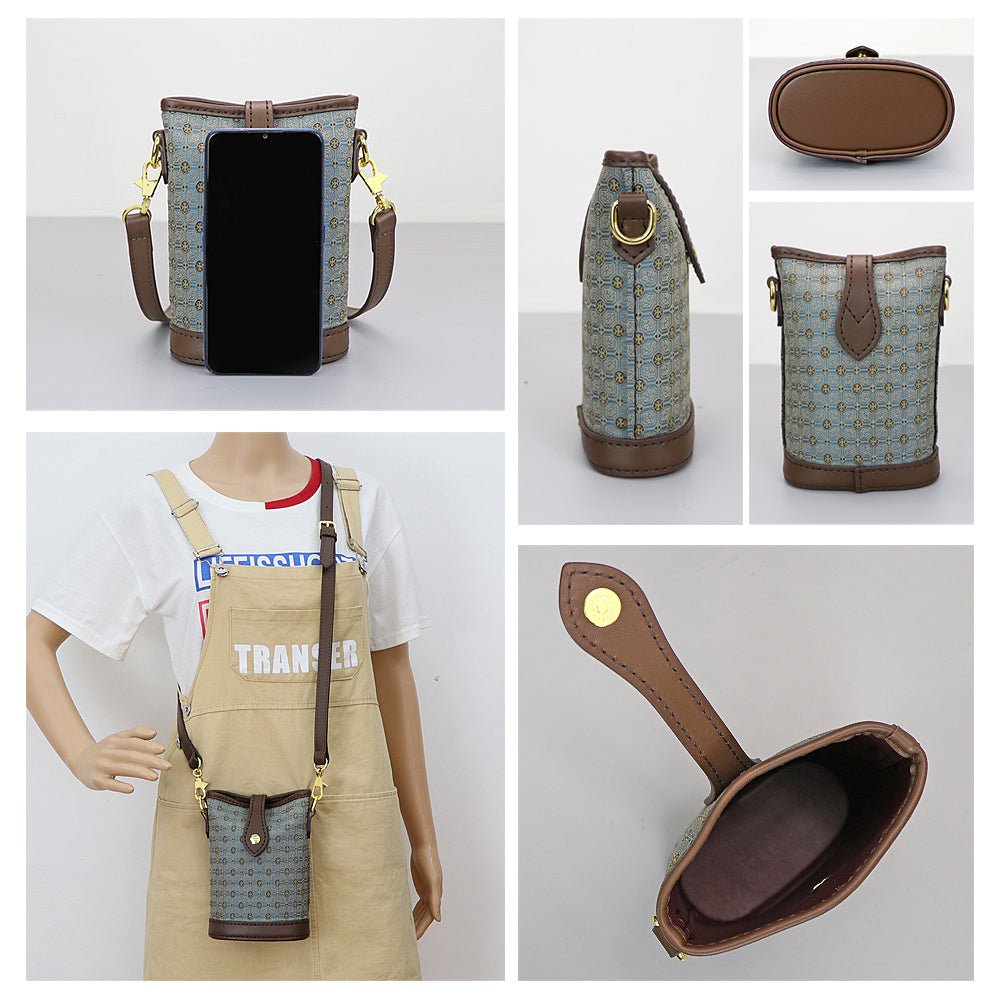 Customizable Panel Crossbody Bucket Bag Kit – Babylon Leather - Babylon LeatherBabylon LeatherSYR62 - Brown - Heat - Activated Adhesive - Color - Matched & With Fabric