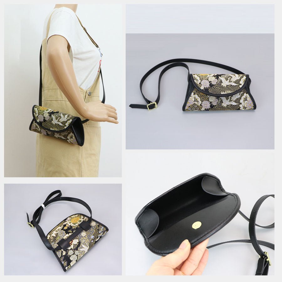 Customizable Panel Leather Flap Fanny Pack DIY Kit – Babylon Leather - Babylon LeatherBabylon LeatherSYR37 - Black - Self - Adhesive Glue - Color - Matched & With Fabric