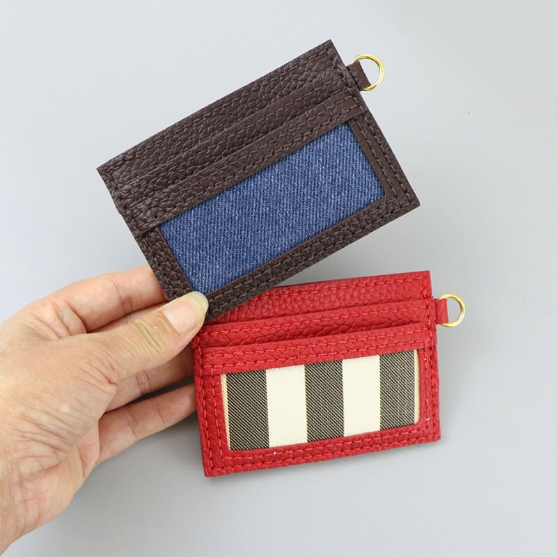 Customizable Panel Leather ID Card Holder DIY Kit – Babylon Leather - Babylon LeatherBabylon LeatherSYR71-Brown-Self-Adhesive Glue-Color-Matched & With Fabric